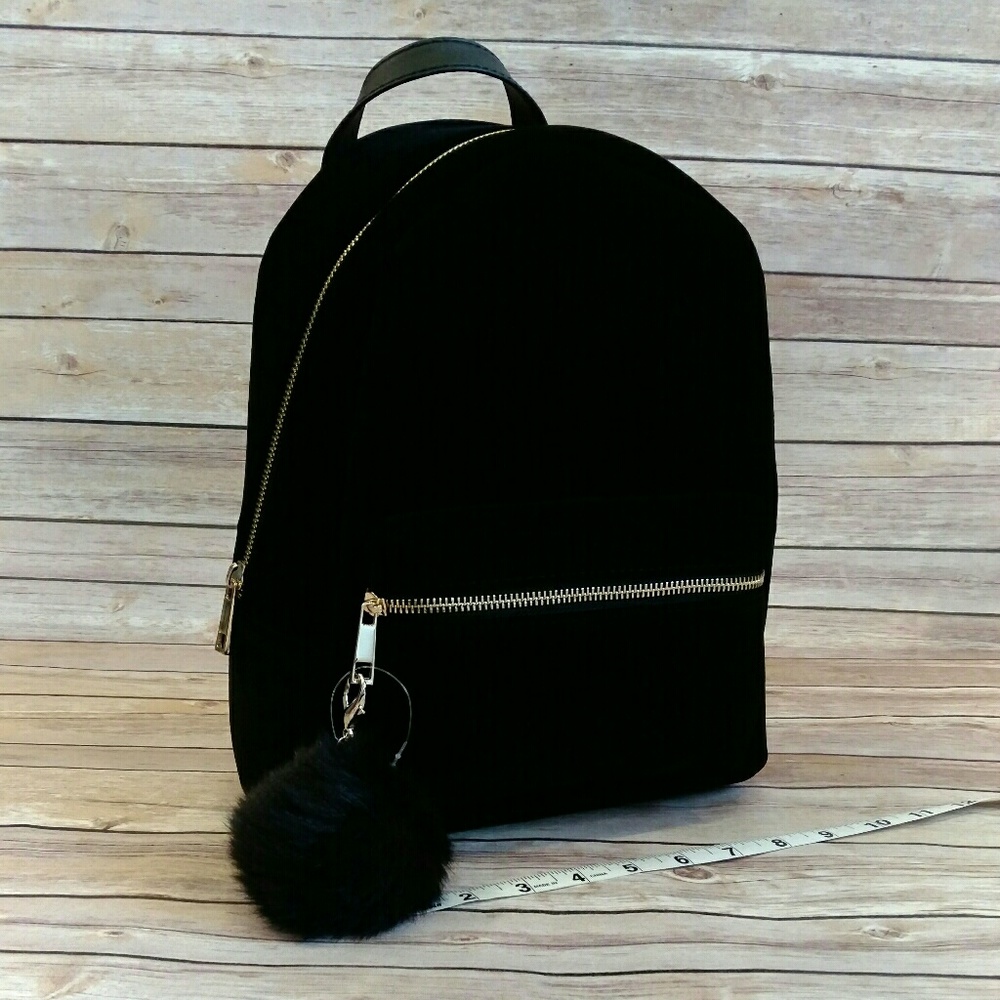 2/$35 - Mossimo - Black Velvety Backpack